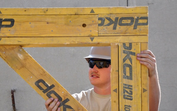 Seabees and Soldiers take on roofing project