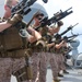 Fox Co. Marines Practice Weapon Manipulation Drills