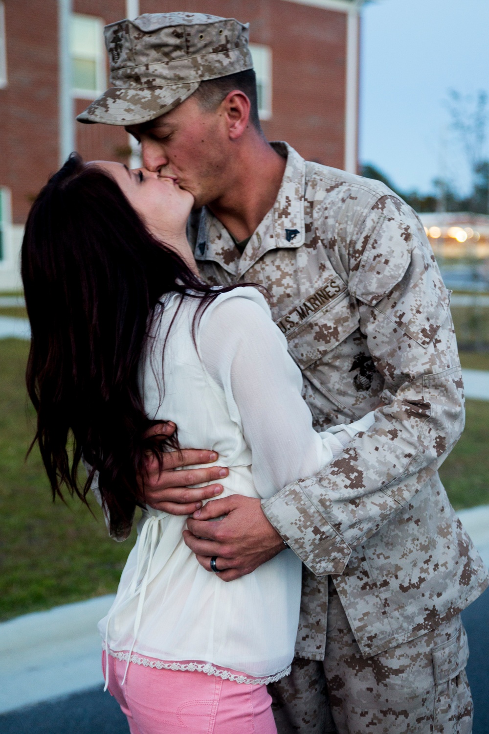 Marines, sailors embrace loved ones during 1st Bn., 2nd Marines' homecoming