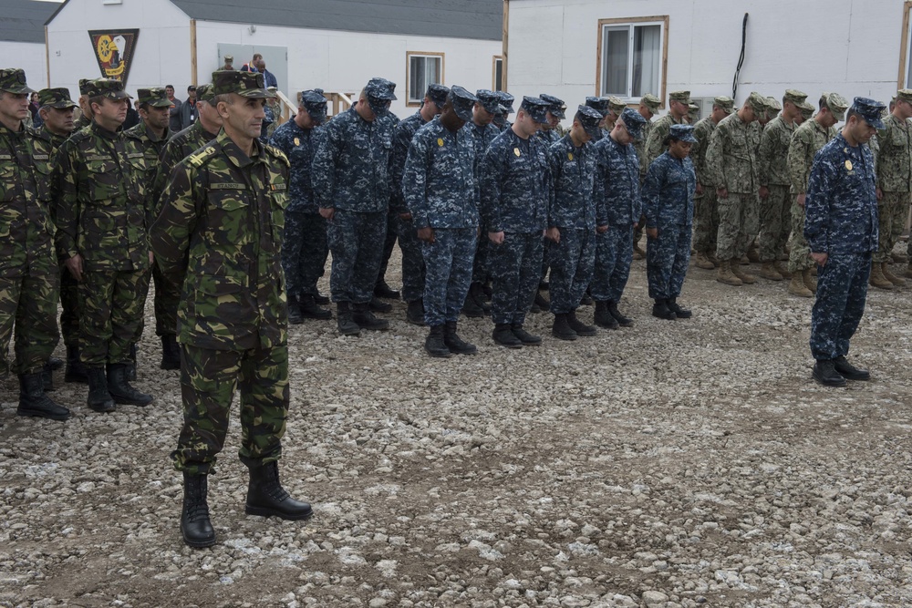 Establishment and assumption of command ceremony