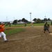 Marines play softball against San Francisco Police Department