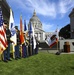 Service members, veterans and locals attend The San Francisco Veterans Memorial Dedication Ceremony