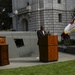 Service members, veterans and locals attend The San Francisco Veterans Memorial Dedication Ceremony