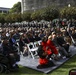 Service members, veterans and locals attend The San Francisco Veterans Memorial Dedication Ceremony