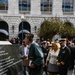 Service members, veterans and locals attend The San Francisco Veterans Memorial Dedication Ceremony