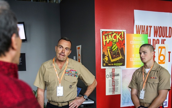 Marines get behind the curtains of Facebook