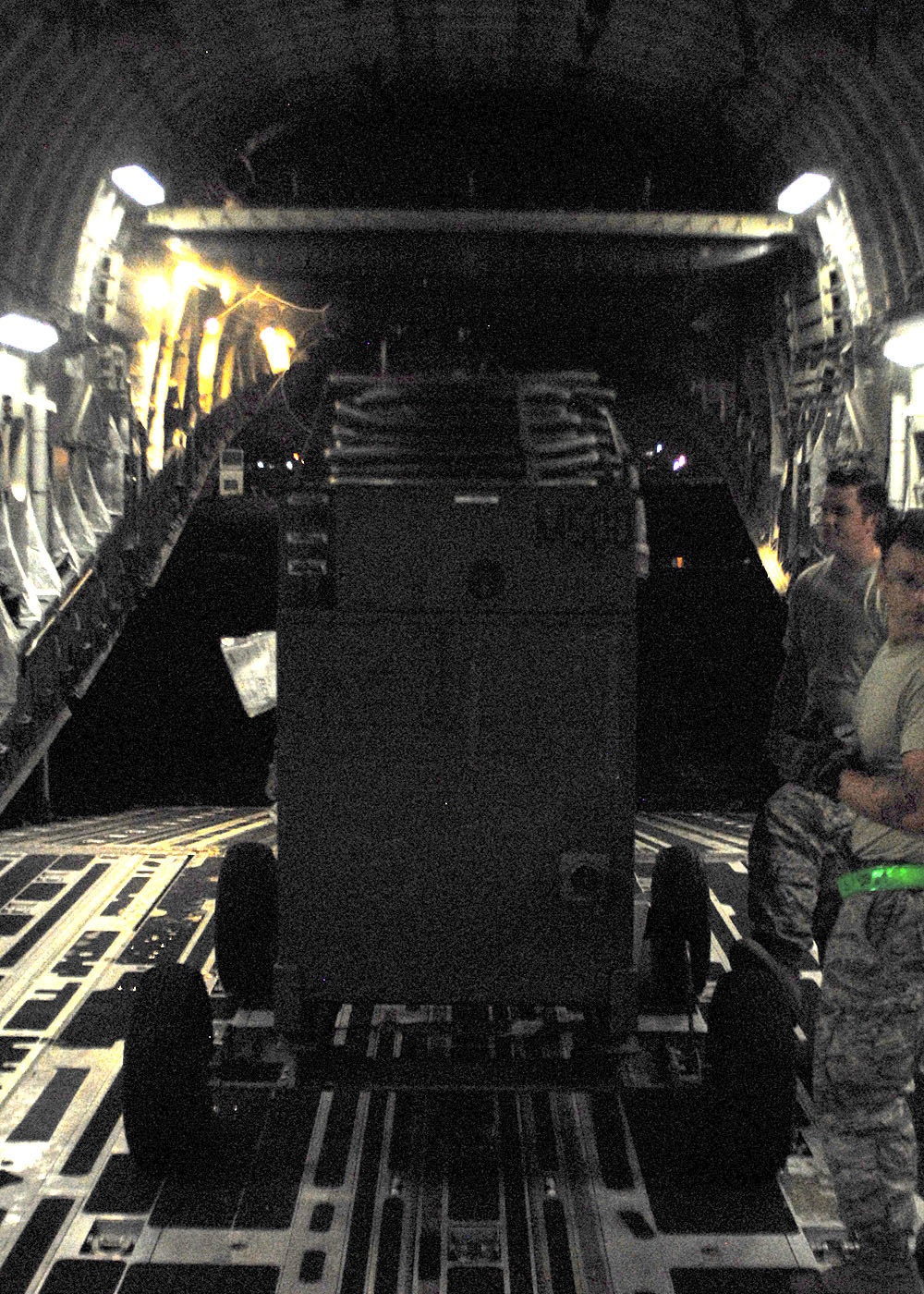 C-17 night ops for Operation United Assistance