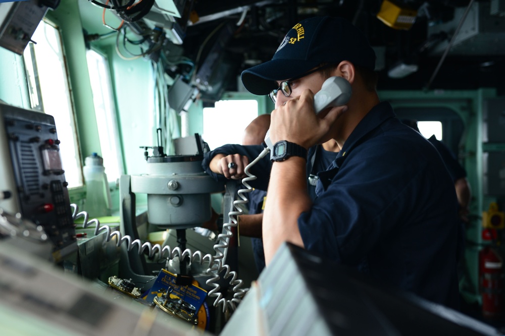 USS Bunker Hill operations