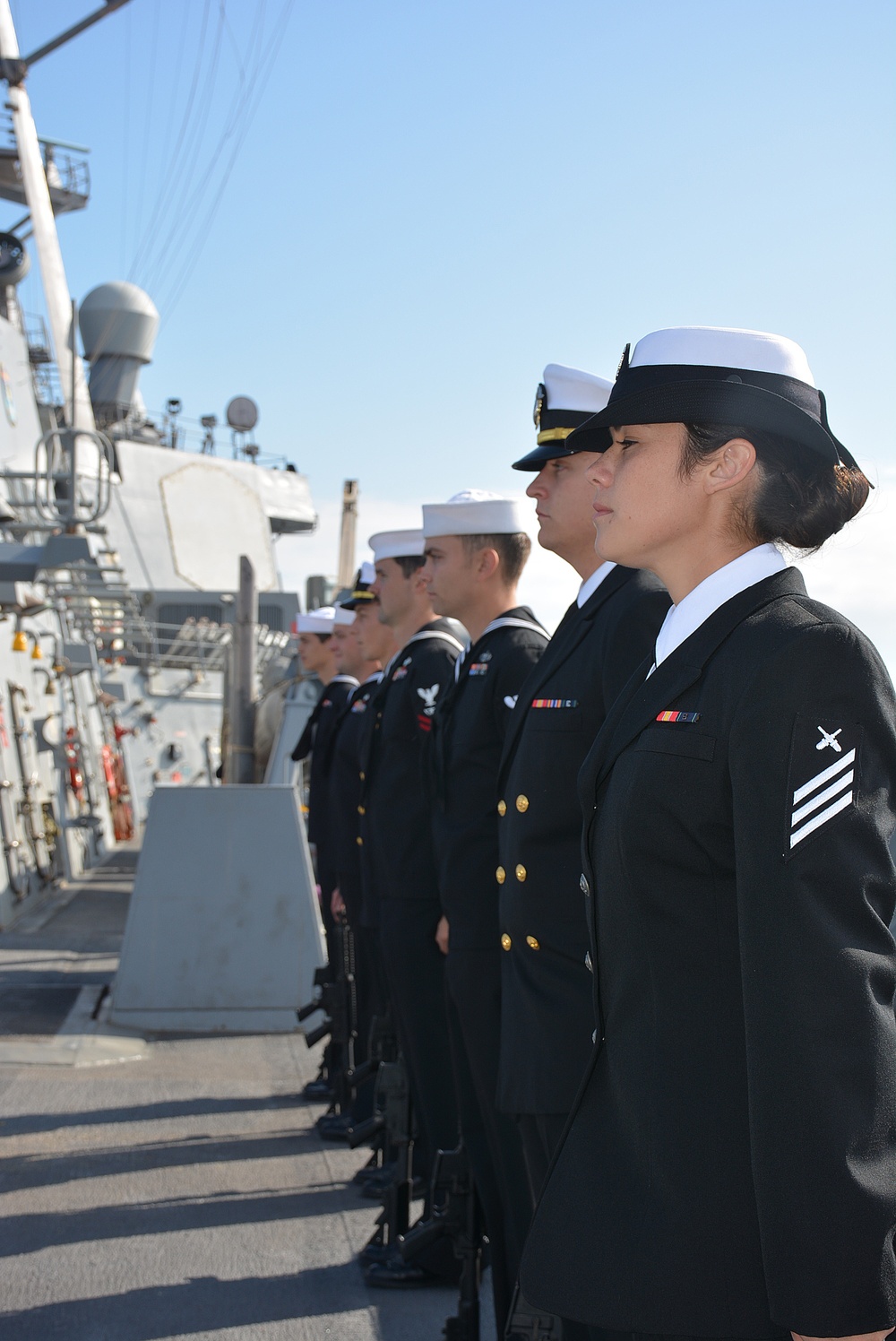 USS Cole conducts memorial for October 2000 terrorist attack