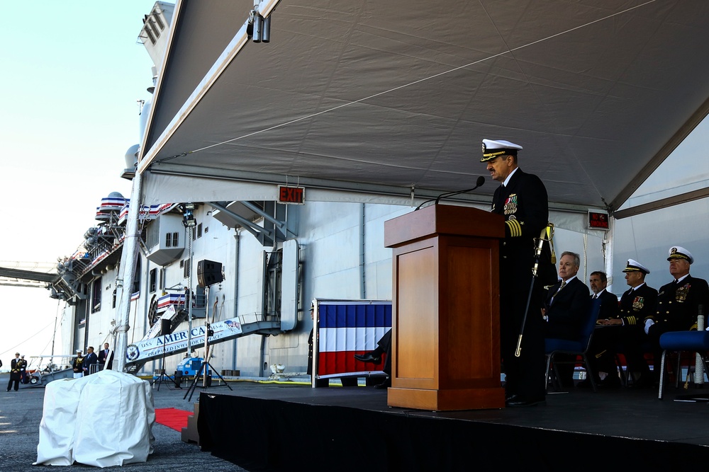 Commissioning of USS America