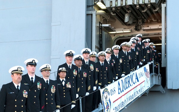 USS America commissioning