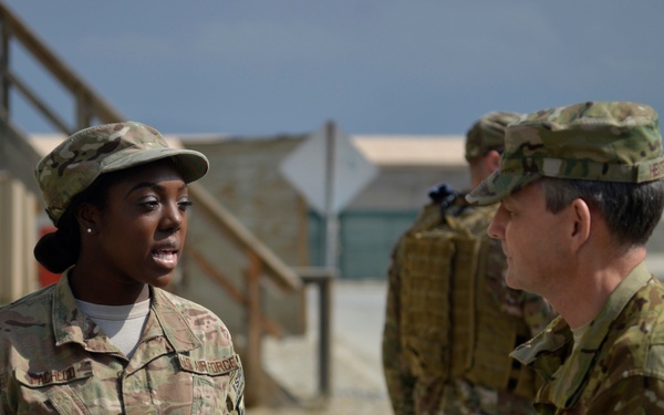 AFCENT commander visits 455 AEW