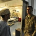Wounded warrior completes 2nd deployment, visits hospital
