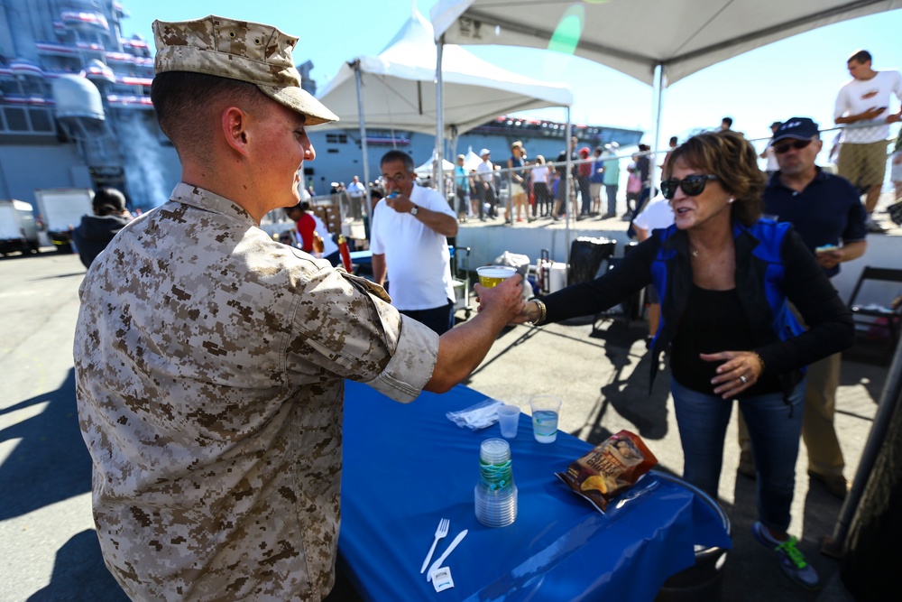 15th Annual Fleet Week BBQ for Marines and Sailors