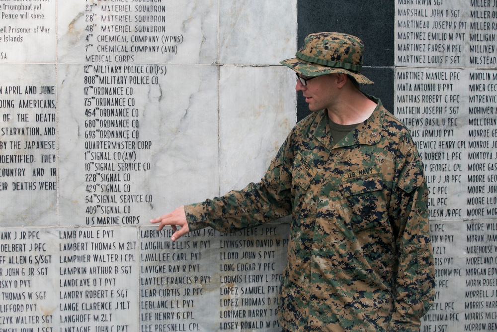 31st MEU Marines visit Bataan Death March Memorial following PHIBLEX '15