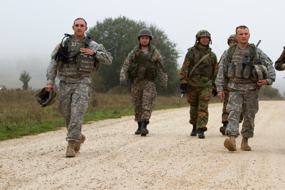 Arizona National Guard and Kazakhstan soldiers join forces