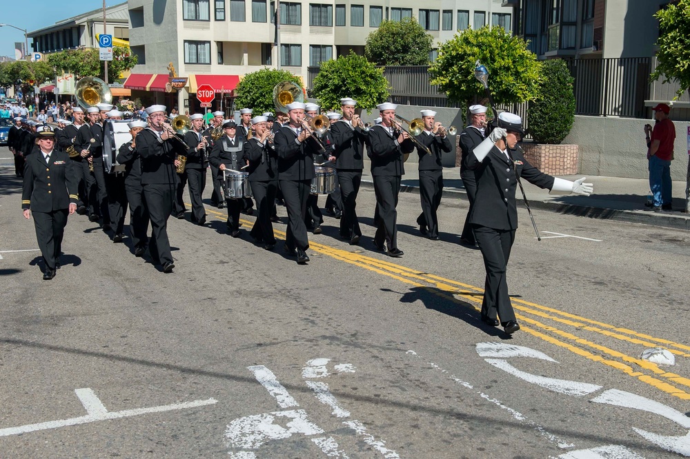 Italian-American Heritage Parade during San Francisco Fleet Week 2014