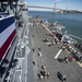 Visitors tour USS America during San Francisco Fleet Week