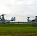 Two newy arrived Ospreys in support of Operation United Assistance