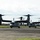 Ospreys rolling in on the airfield in Liberia