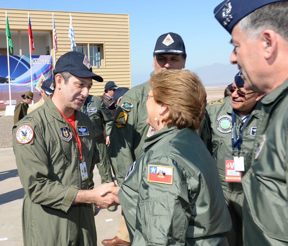 Airmen take part in Exercise SALITRE in Chile
