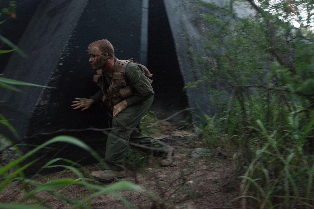 Aircrew members traverse SERE combat survival training challenges