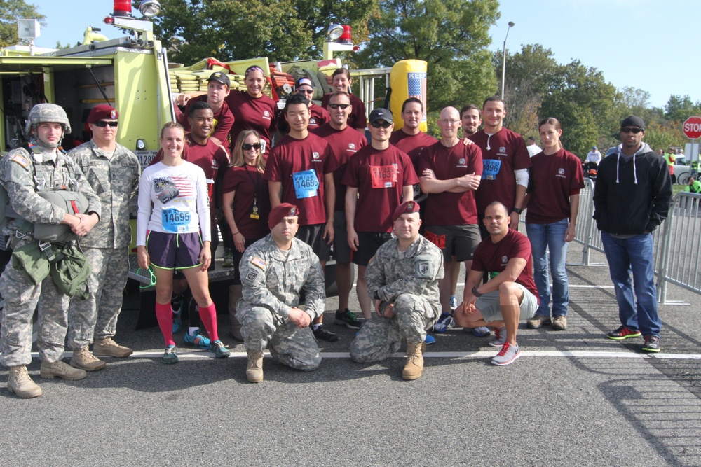 Civil Affairs and PSYOP Soldiers make running the 30th Army Ten-Miler personal