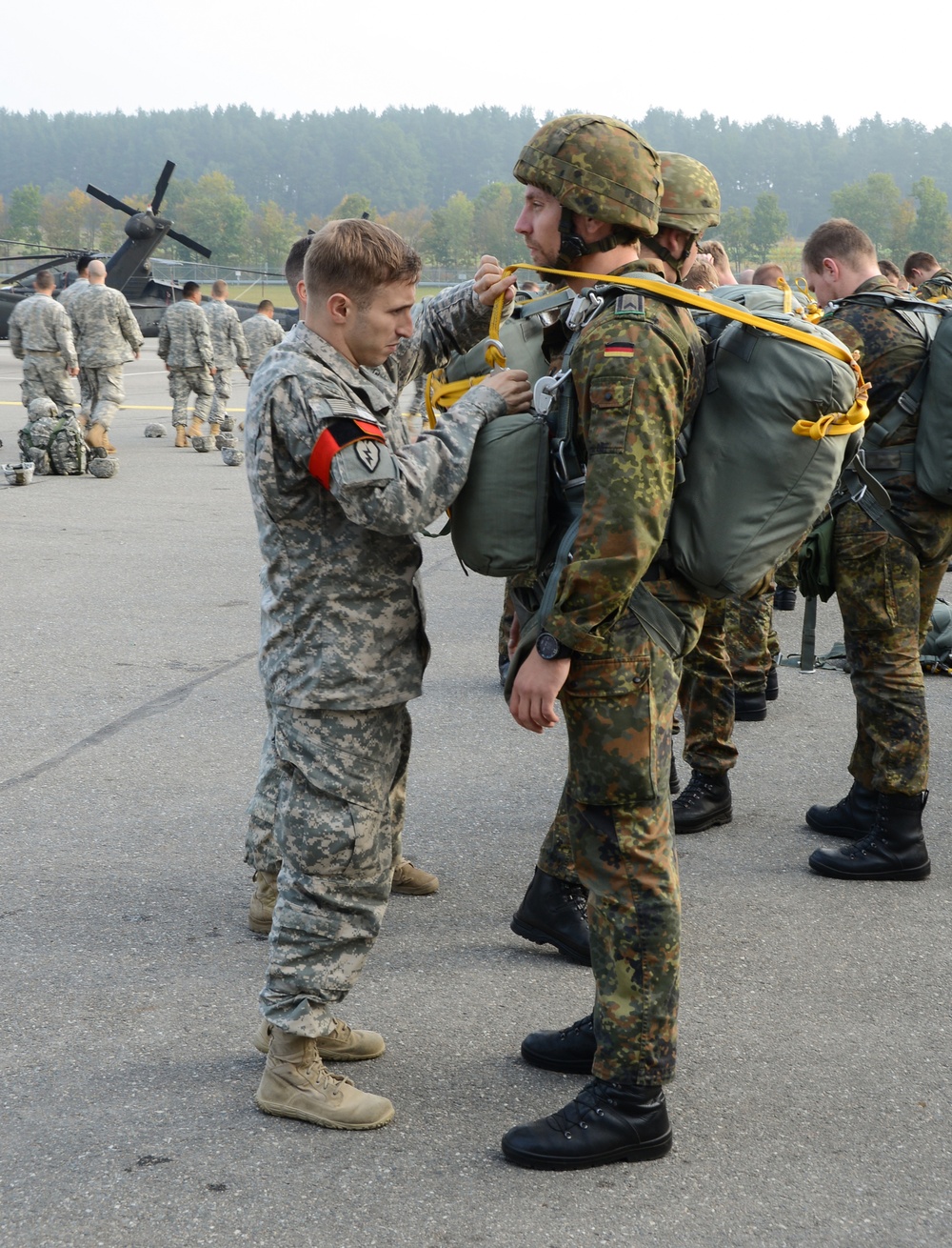 173rd Airborne Brigade partnered airborne operation