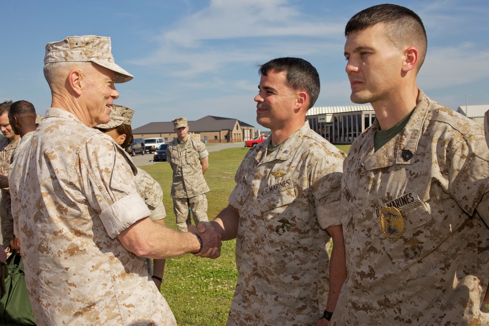 Marine Corps Commandant Visits MCAS Beaufort