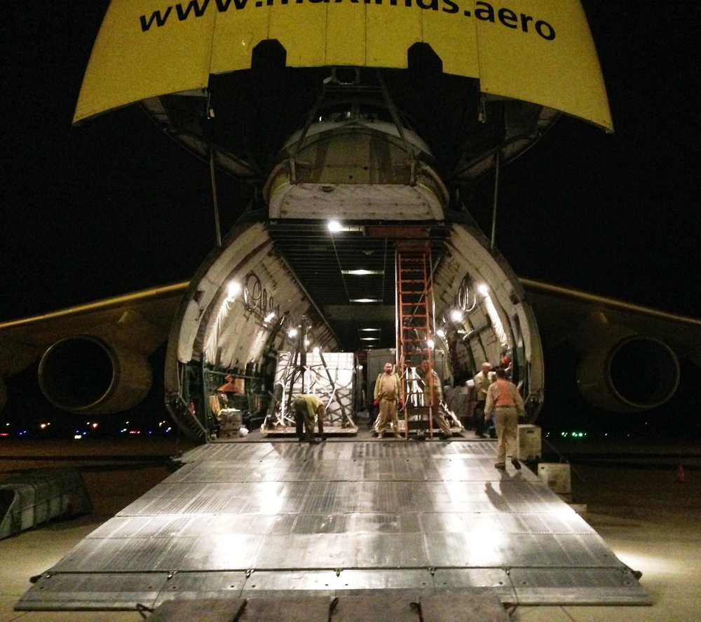 Pick-up or Delivery? Cargo aircraft assists Component’s redeployment effort