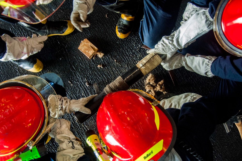 USS Harry S. Truman general quarters drill