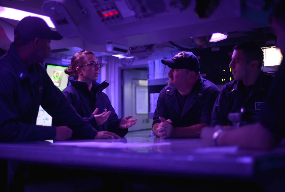 USS George Washington weather brief