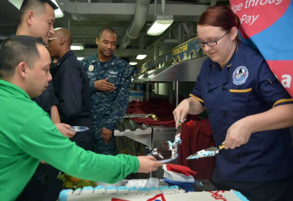 USS George Washington Combined Federal Campaign kickoff ceremony