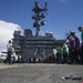 USS George Washington Sailors conduct a foreign object debris walkdown