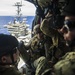 EOD Sailors prepare to rappel aboard USS George Washington