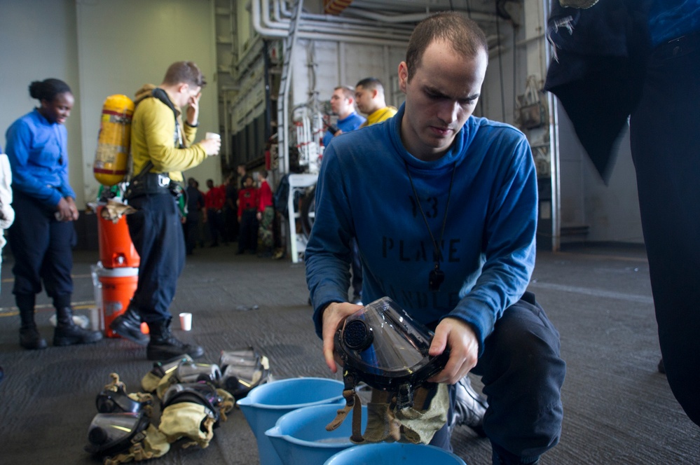 USS George Washington mass casualty drill