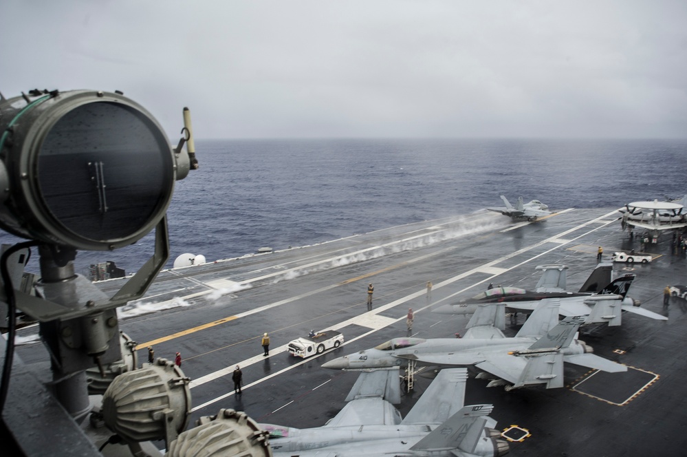 USS George Washington flight deck operations