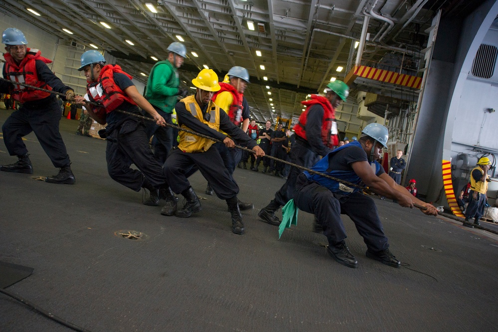 USS George Washington replenishment