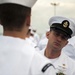 Dress-white uniform inspection aboard USS Harry S. Truman