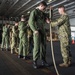 EOD Sailors conduct rope suspension training aboard USS George Washington