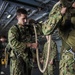 EOD Sailors conduct rope suspension training aboard USS George Washington
