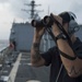 USS Dewey man-overboard exercise