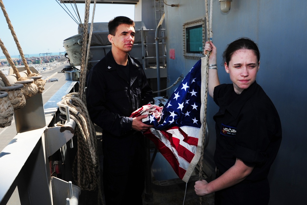 USS George H.W. Bush operations