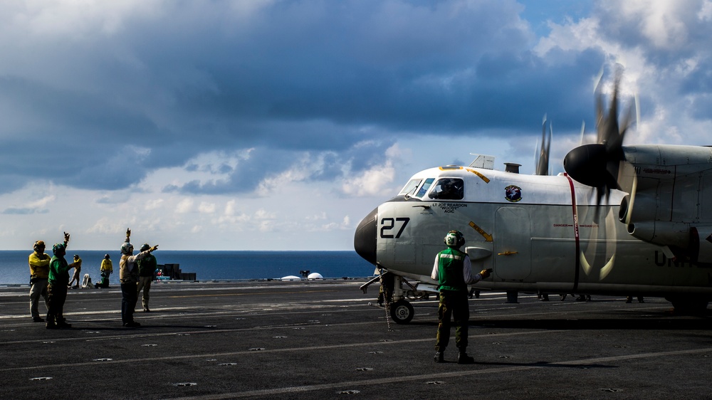 USS George Washington flight deck operations