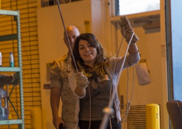 Jane Wayne Day gives spouses chance to walk in Marines’ boots