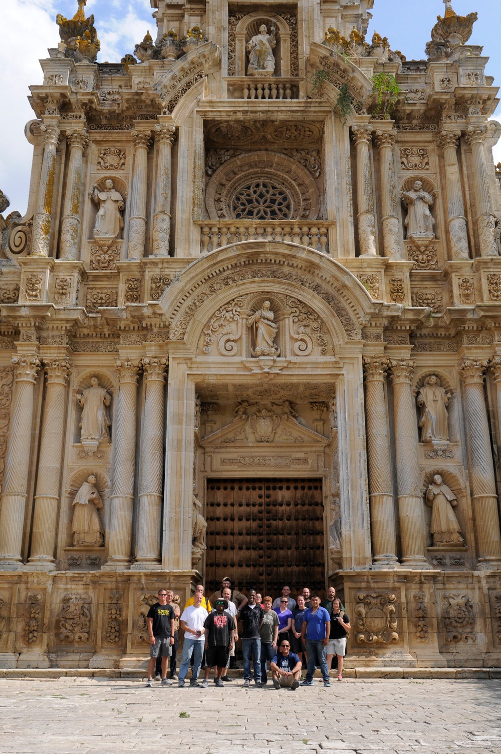 Seabees from NMCB 133 Detail Rota help Spanish monastery alongside US, German and Turkish Sailors