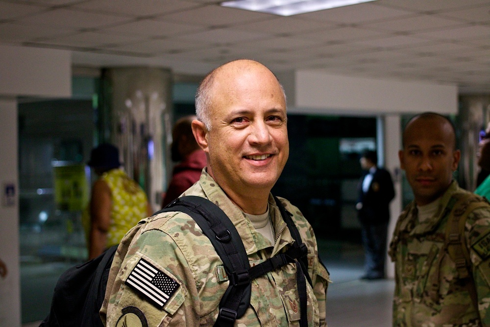 A heroes' welcome at Luis Muñoz Marín Airport