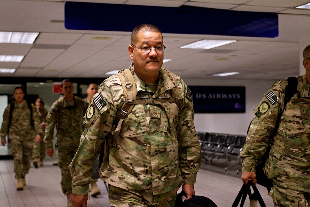 A heroes' welcome at Luis Muñoz Marín Airport