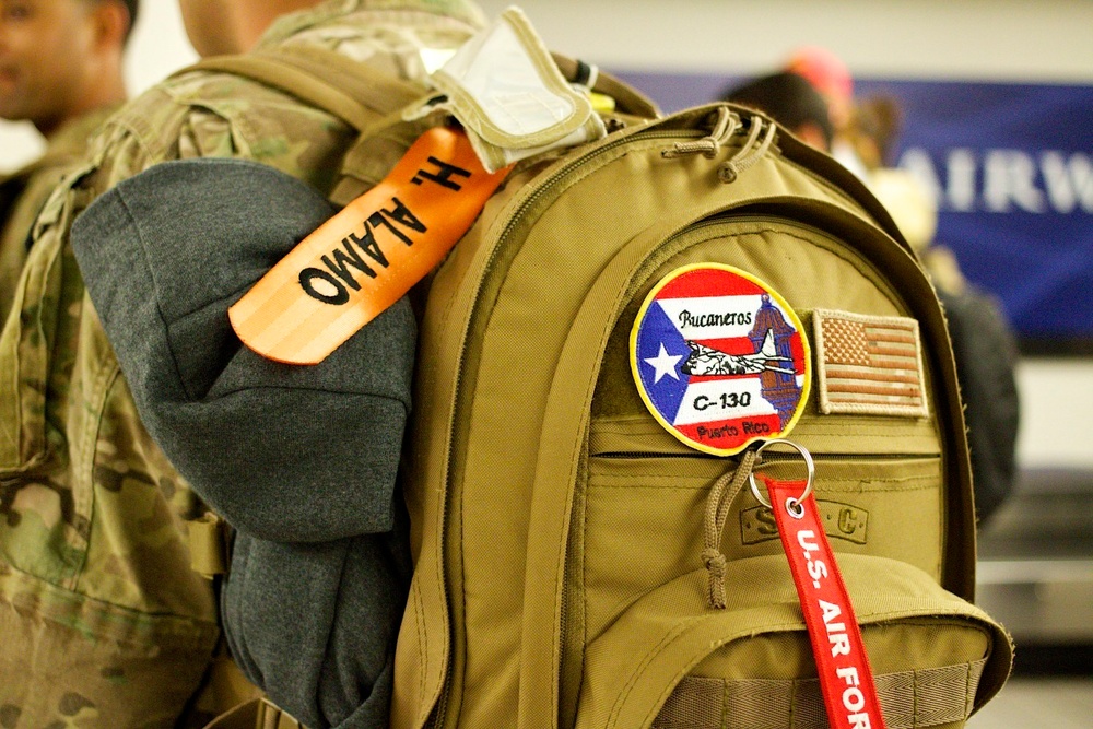 A heroes' welcome at Luis Muñoz Marín Airport