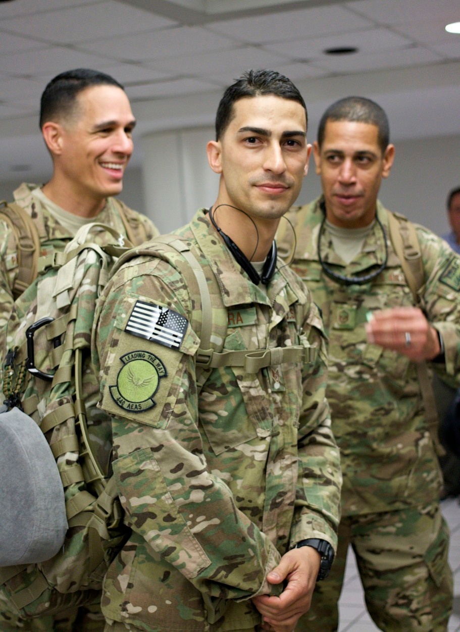 A heroes' welcome at Luis Muñoz Marín Airport